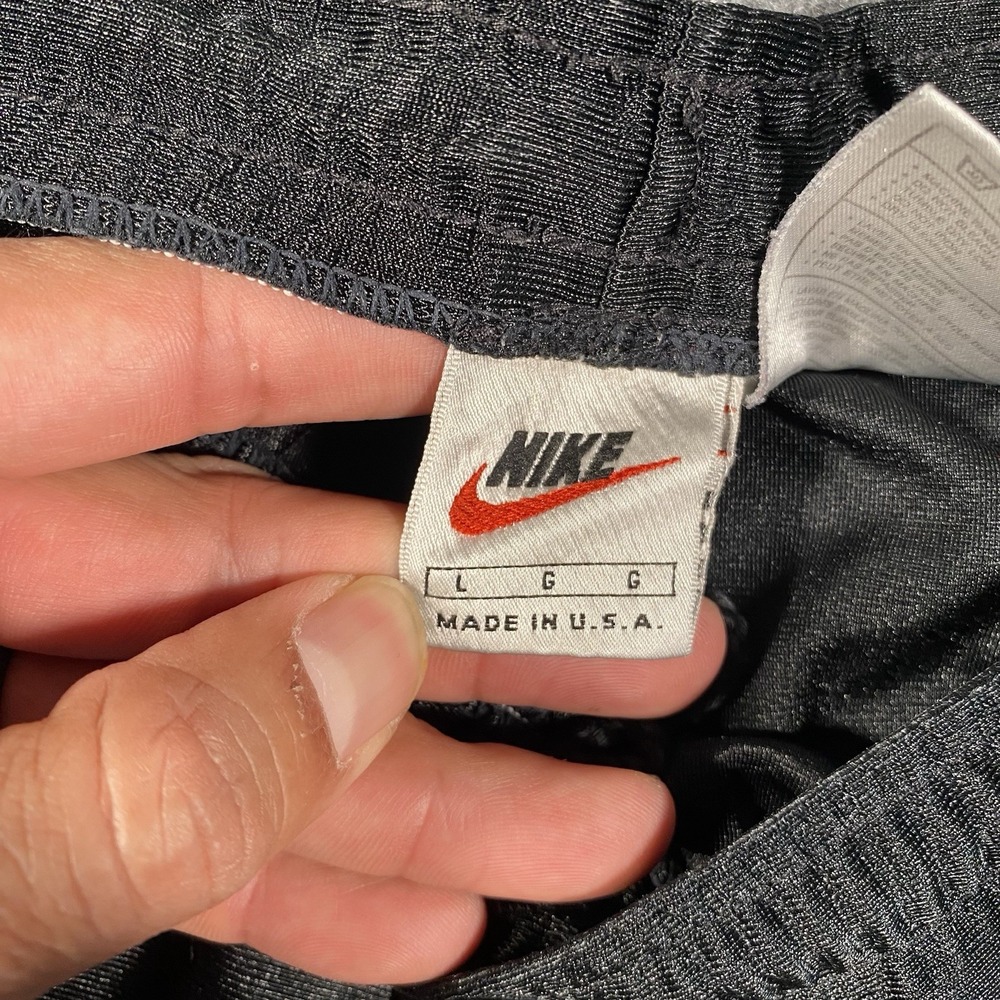 Vintage 90s Nike Shiny Shimmer Basketball Shorts Mens Size Large Made in USA - Picture 3 of 10